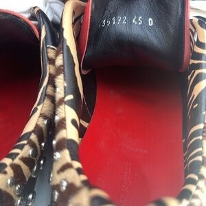 Animal Print Studded Flats